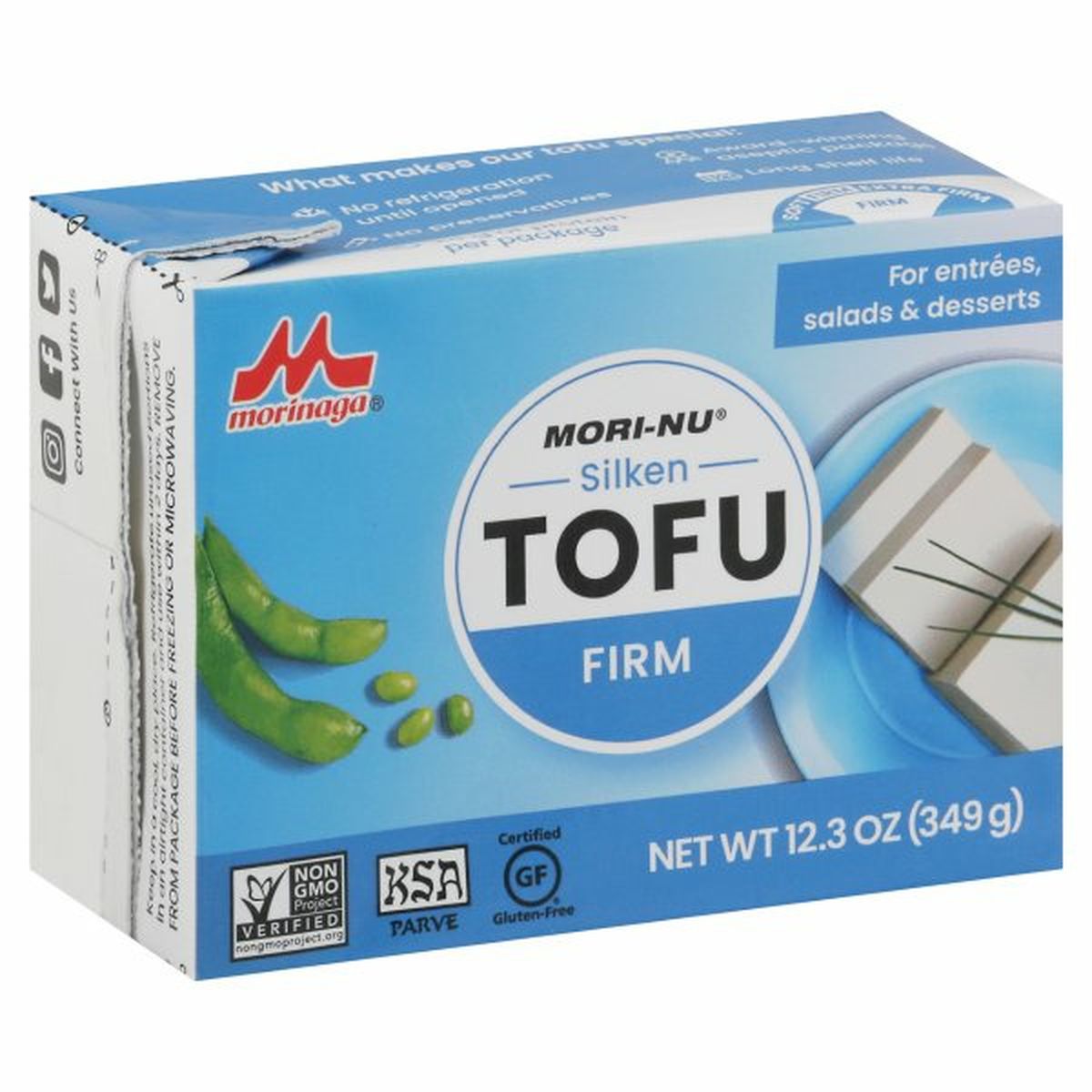 Calories in Mori-Nu Tofu, Firm, Silken