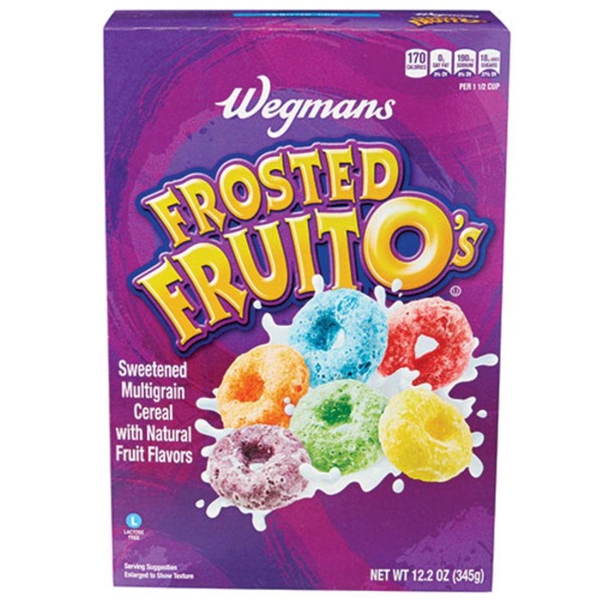 Calories in Wegmans Frosted Fruit O's Cereal