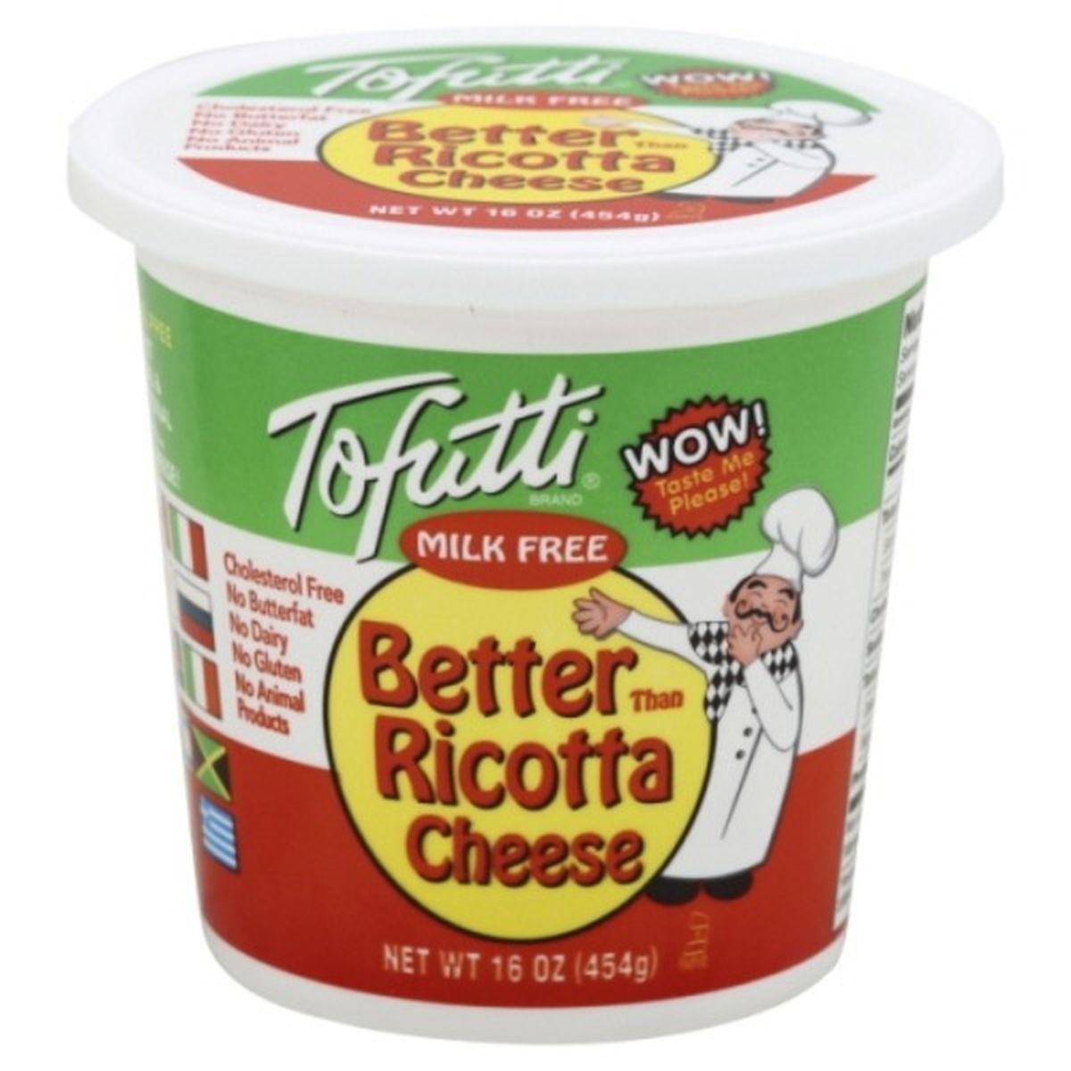 Calories in Tofutti Better Than Ricotta Cheese, Milk Free