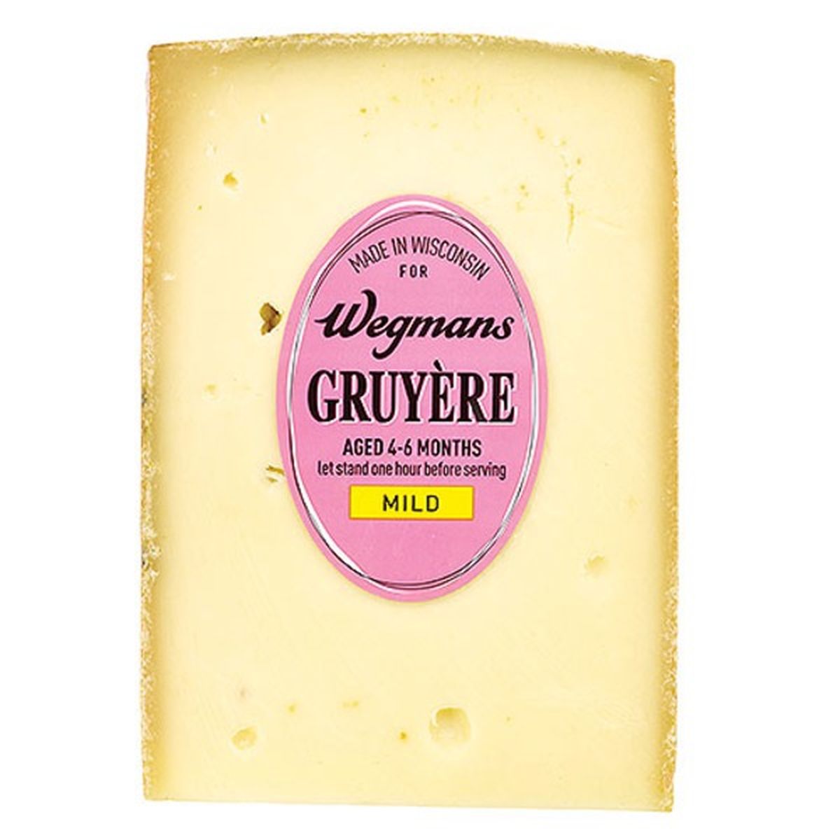 Calories in Wegmans Mild Gruyere Swiss Cheese