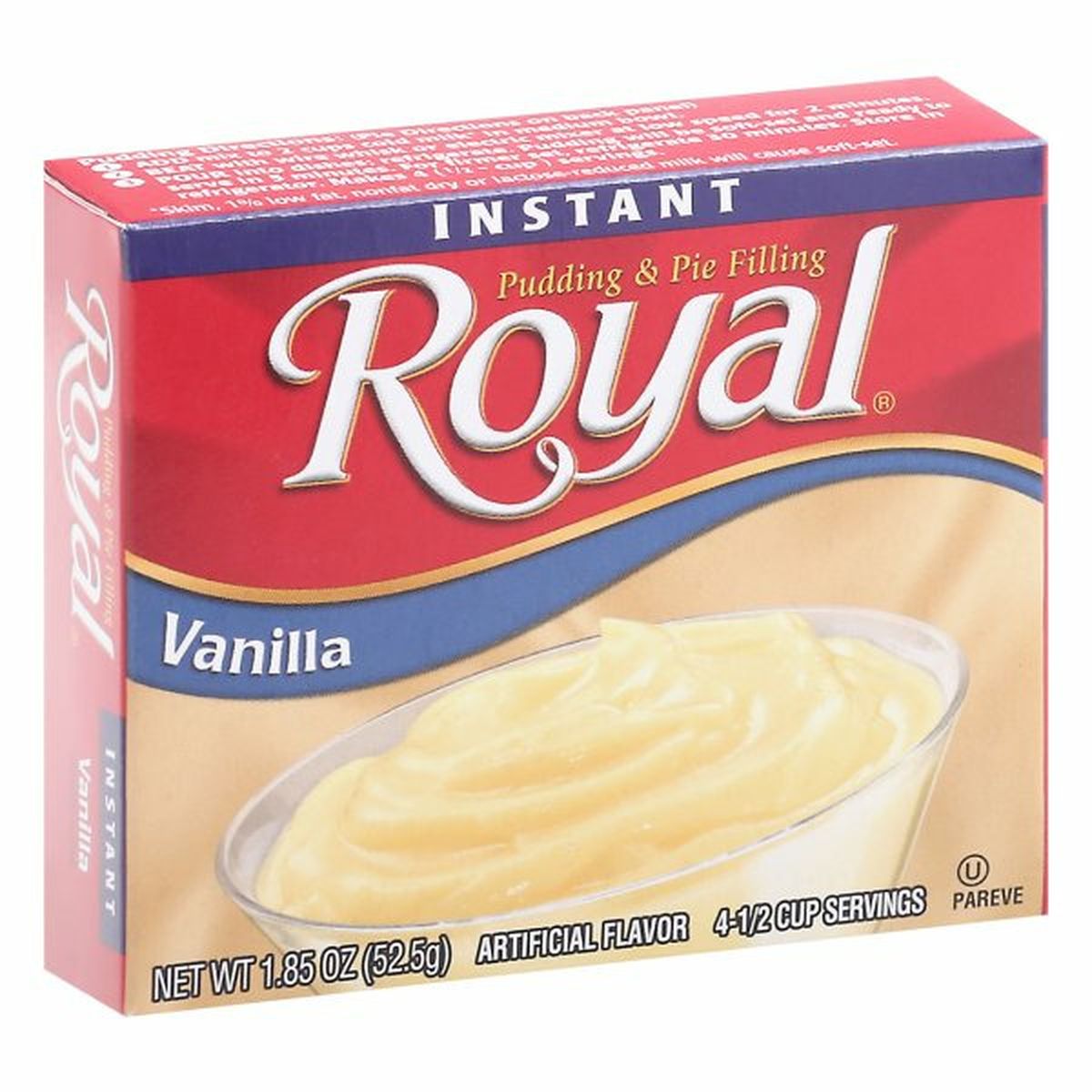 Calories in Royal Pudding & Pie Filling, Vanilla, Instant