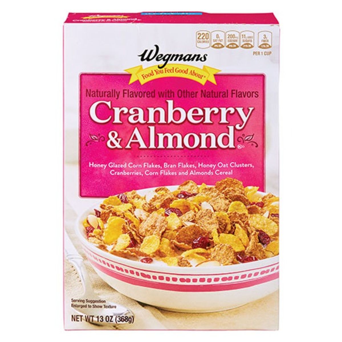 Calories in Wegmans Cranberry & Almond Cereal