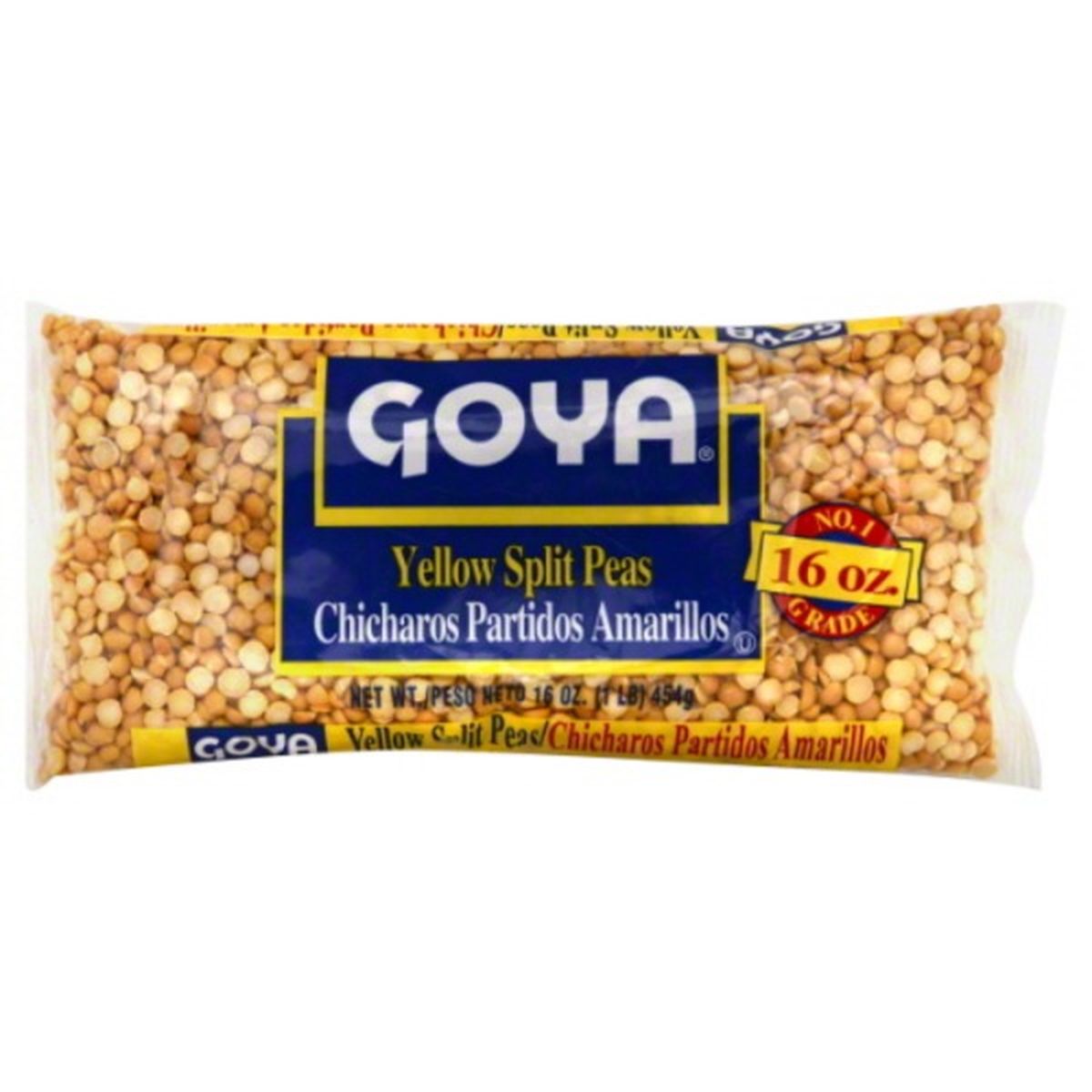 Calories in Goya Split Peas, Yellow