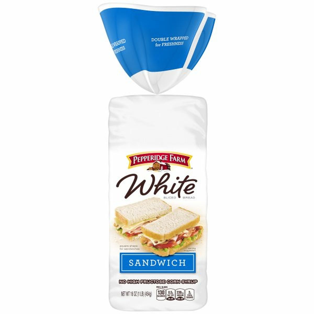 Calories in Pepperidge Farms  White White White Bread