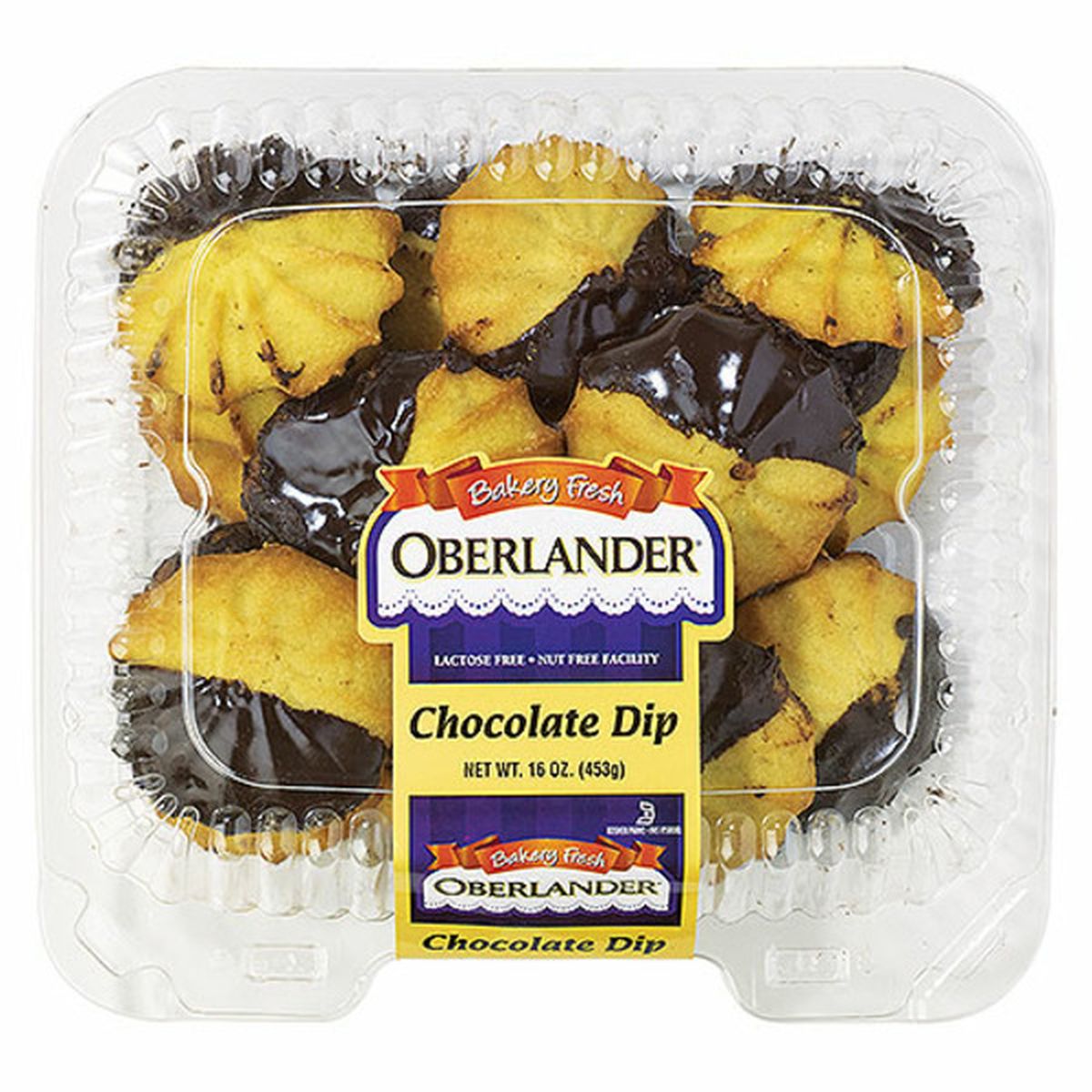 Calories in Oberlanders Chocolate Dip Cookies
