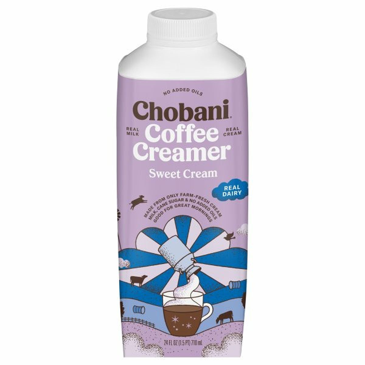 Calories in Chobani Coffee Creamer, Sweet Cream
