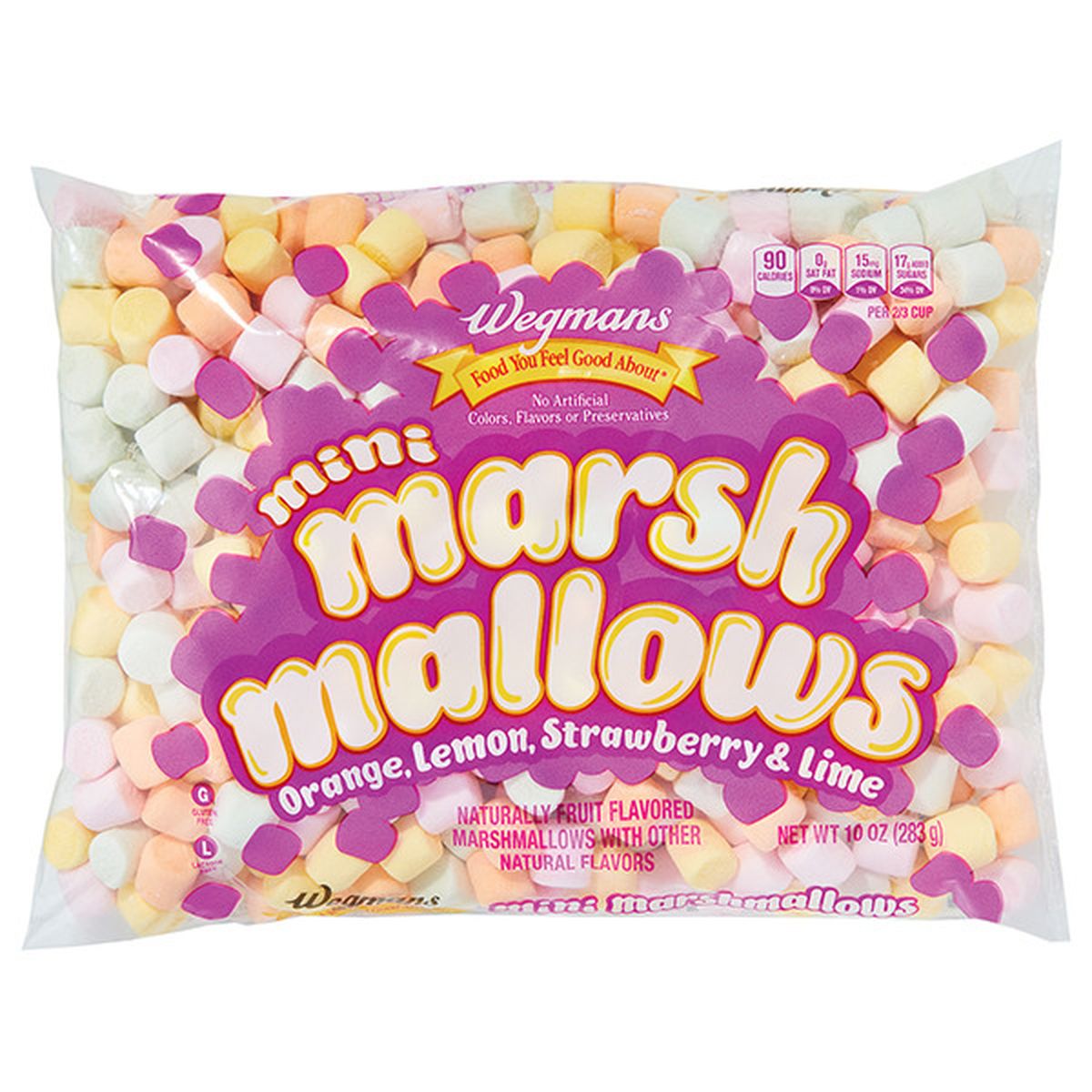 Calories in Wegmans Mini Marshmallows, Fruit Flavored