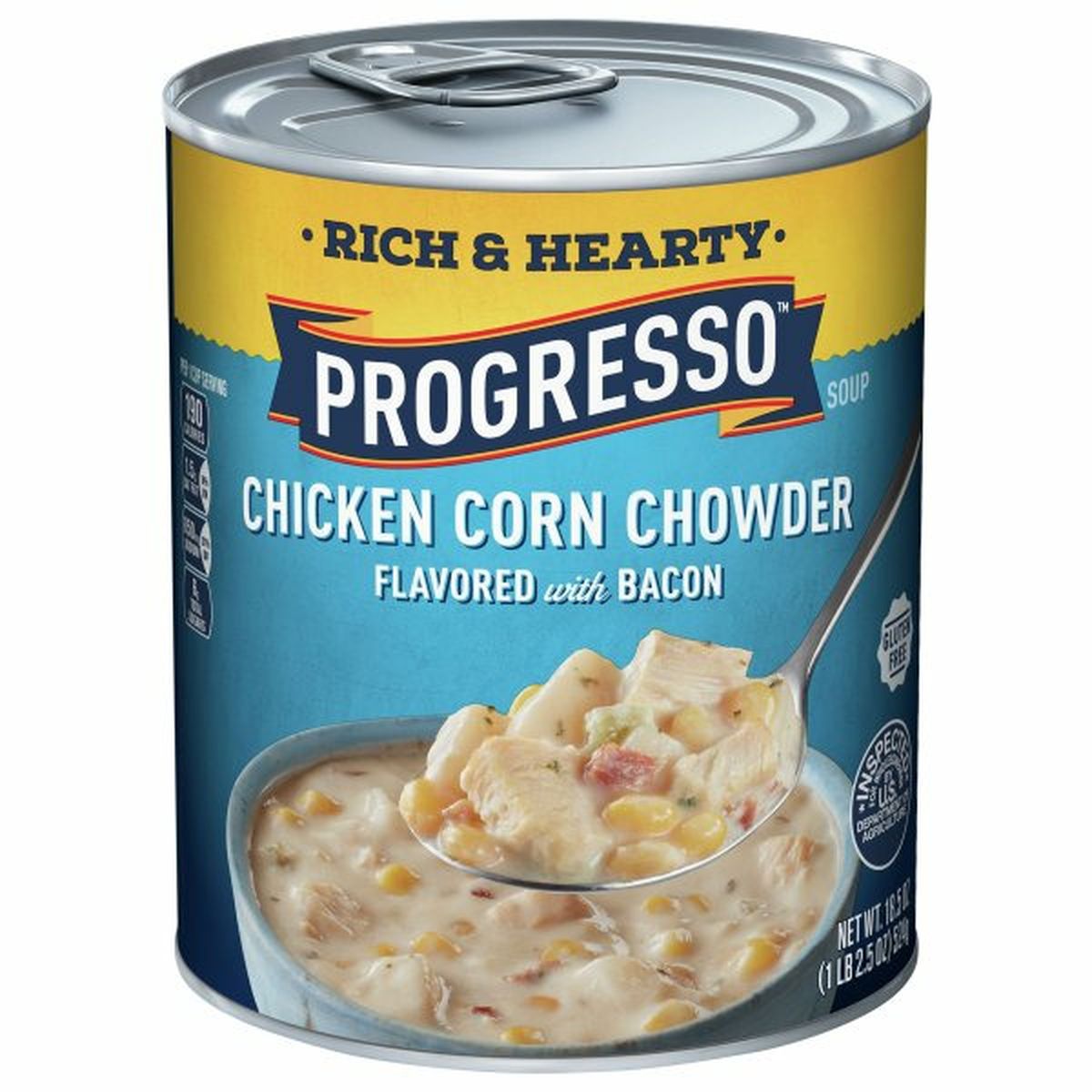 Calories in Progresso Soup, Chicken Corn Chowder, Rich & Hearty
