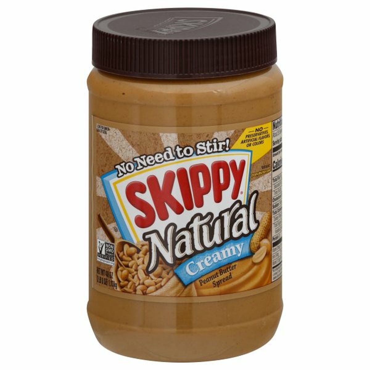 Calories in SKIPPY Peanut Butter Spread, Natural, Creamy