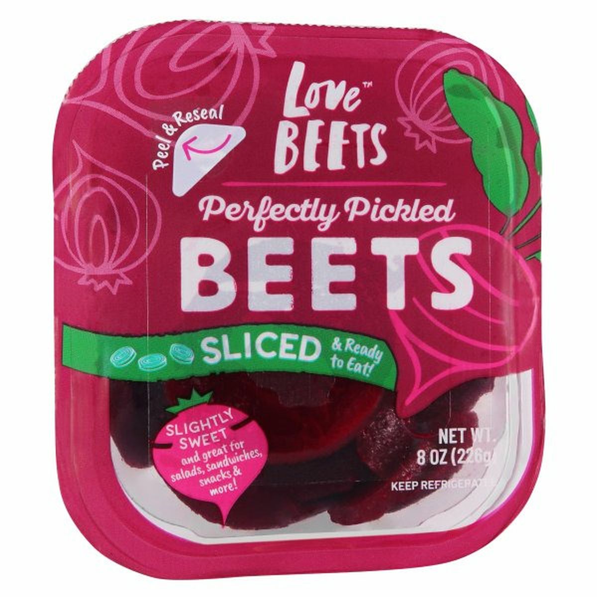 Calories in Love Beets Beets, Perfectly Pickled, Sliced