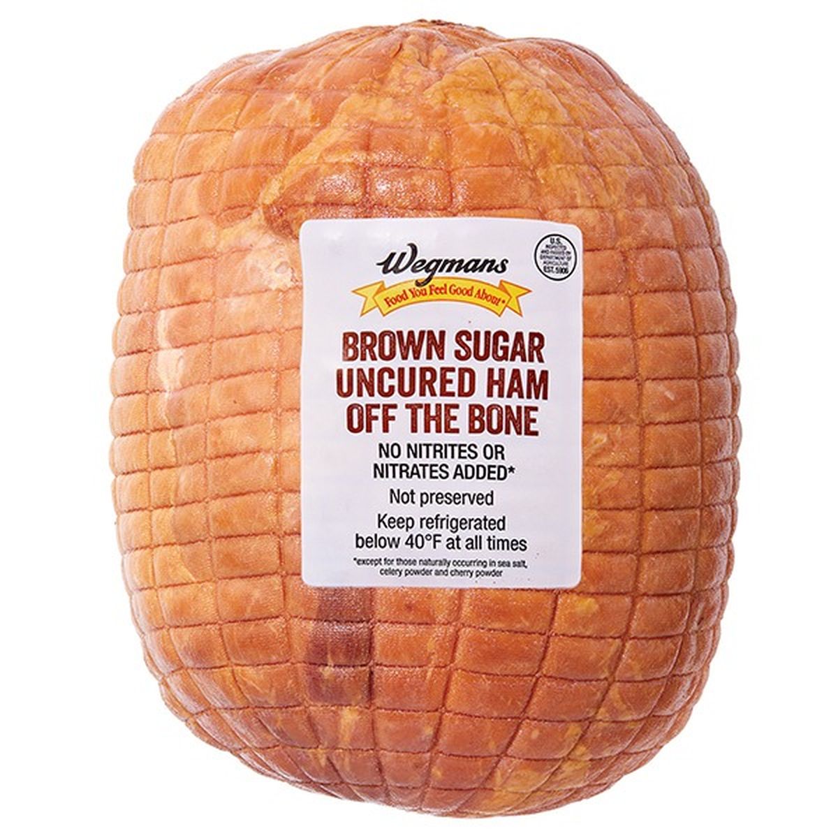 Calories in Wegmans Uncured Brown Sugar Ham