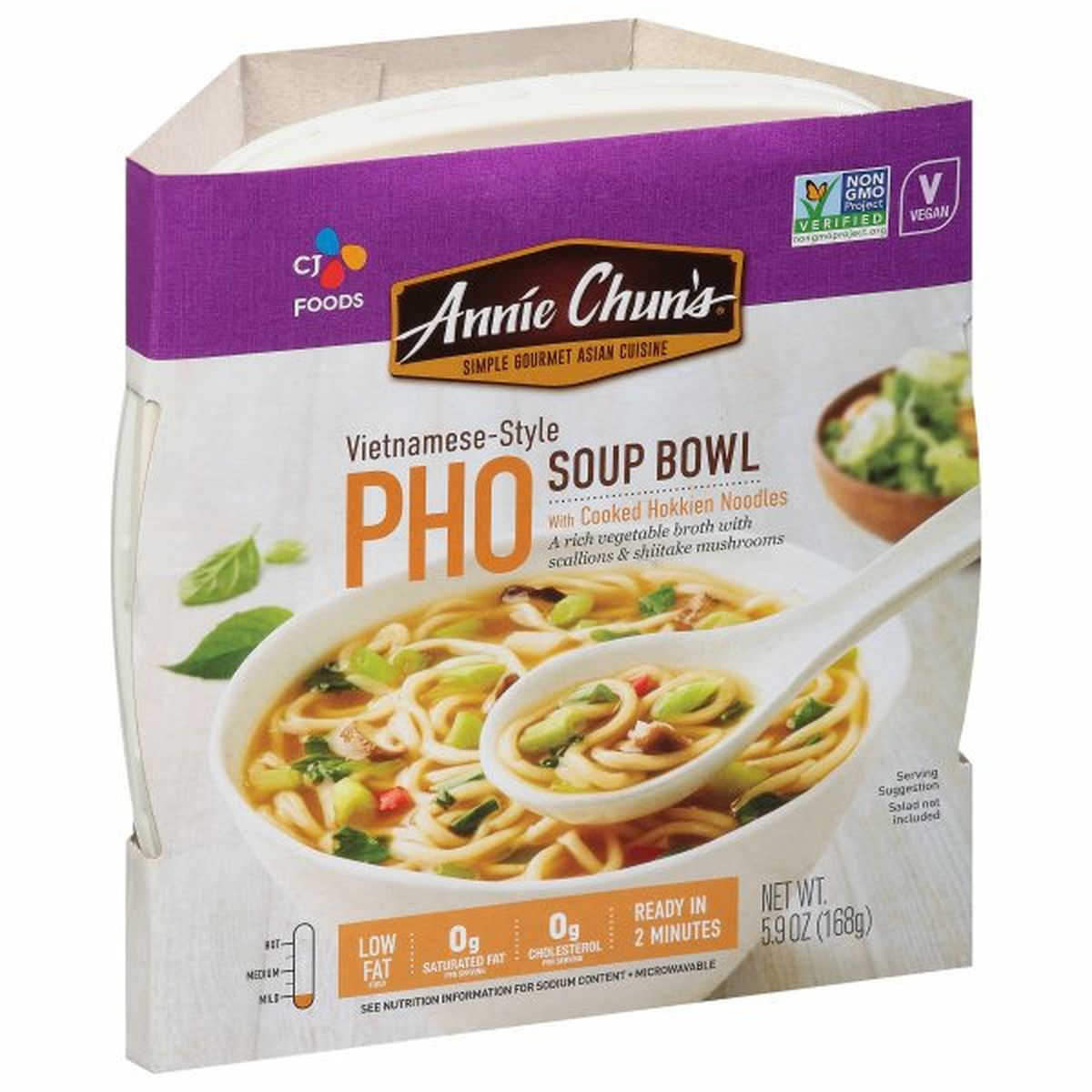 Calories in Annie Chuns Soup Bowl, PHO, Vietnamese-Style, Mild
