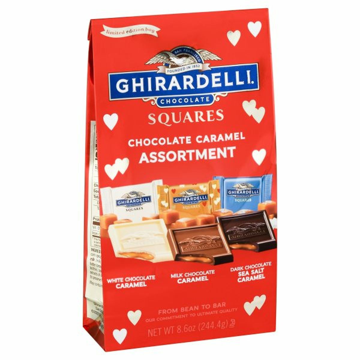 Calories in Ghirardelli Chocolate Caramel, Assortment, Squares, Limited Edition
