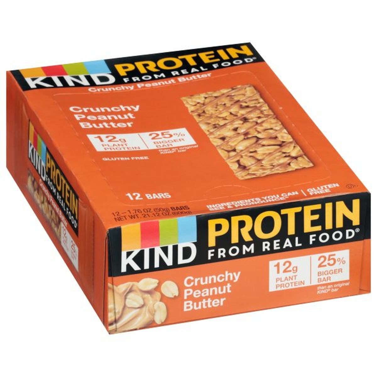 Calories in KIND Protein Bars, Crunchy Peanut Butter