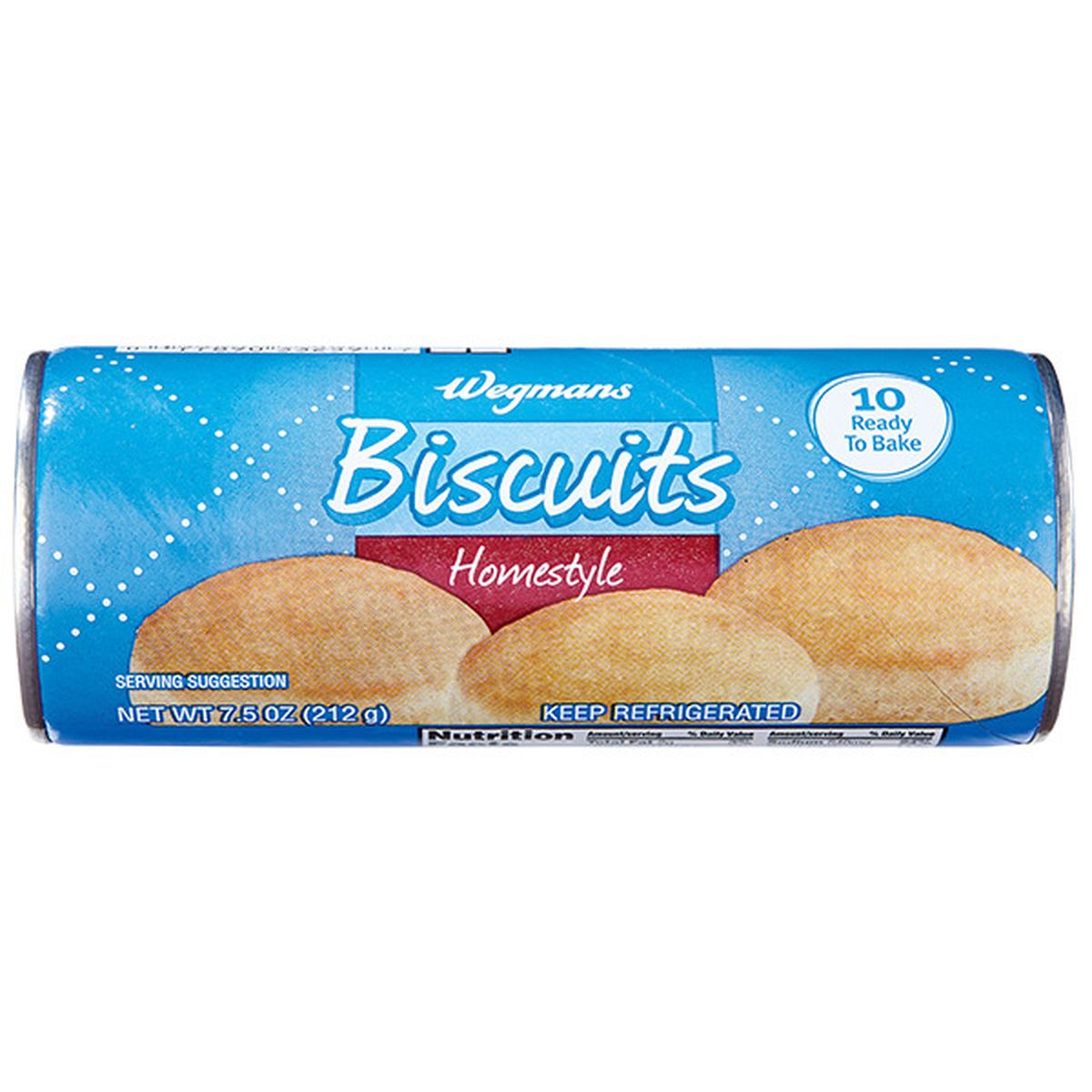 Calories in Wegmans Homestyle Biscuits