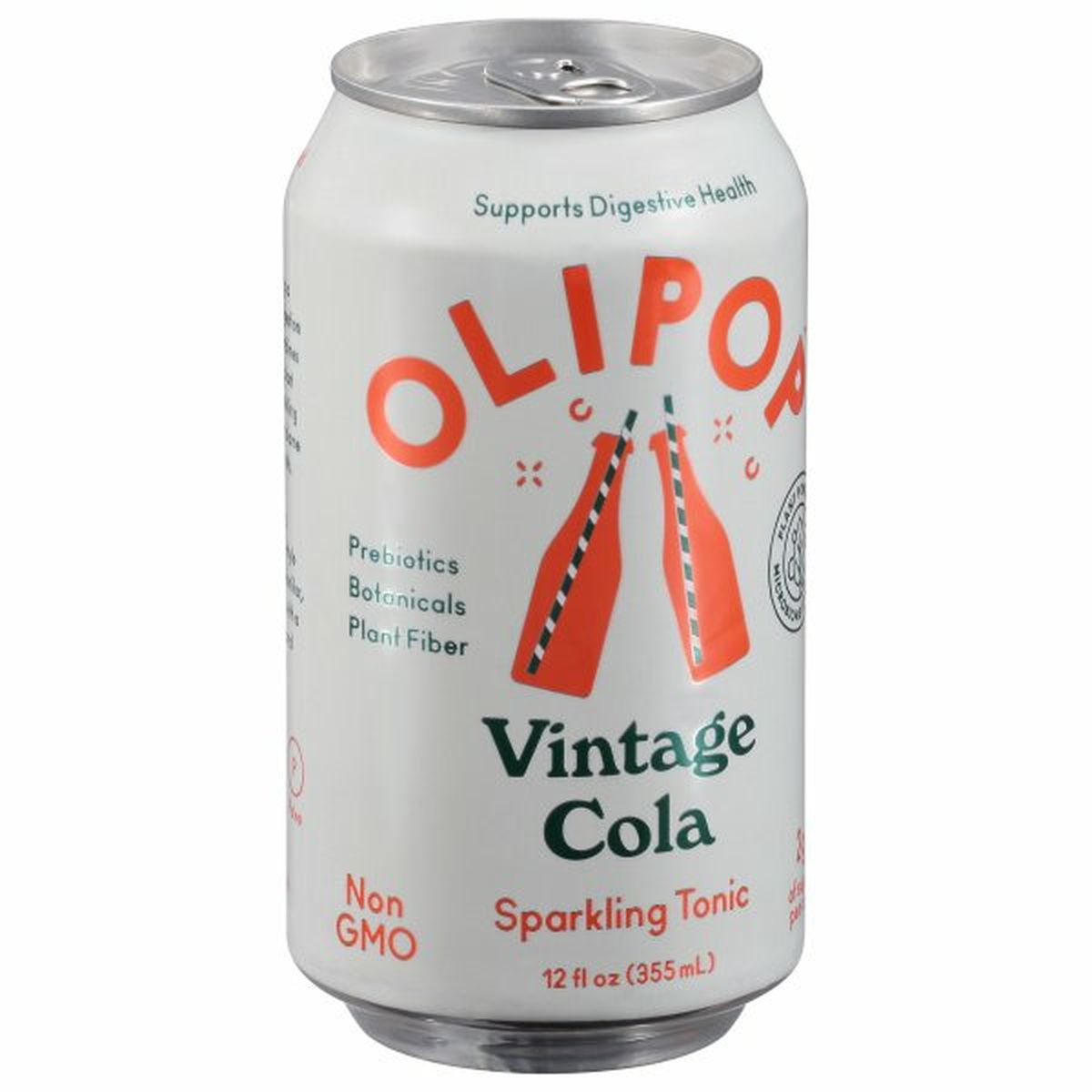 Calories in Olipop Sparkling Tonic, Vintage Cola