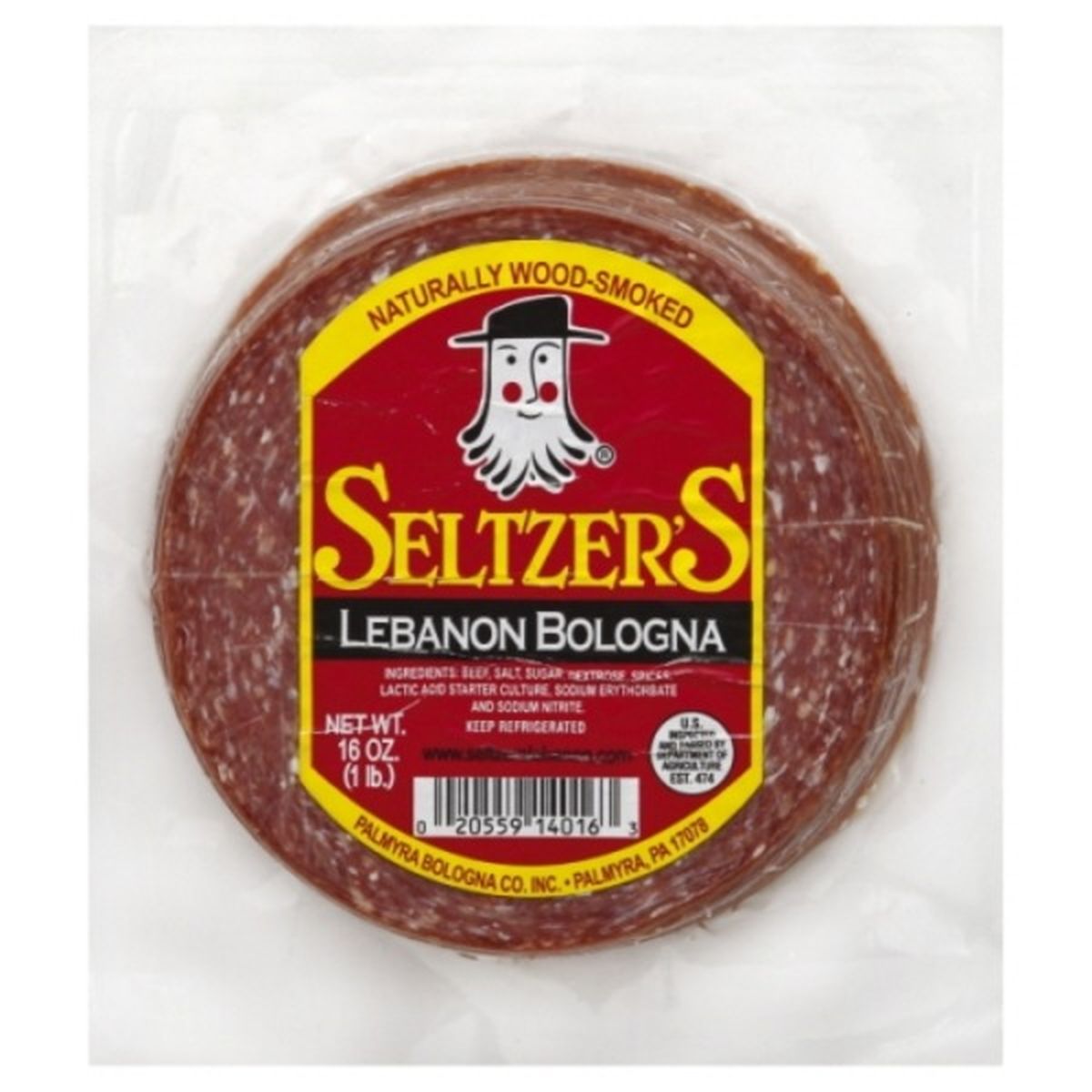 Calories in Seltzer's Bologna, Lebanon