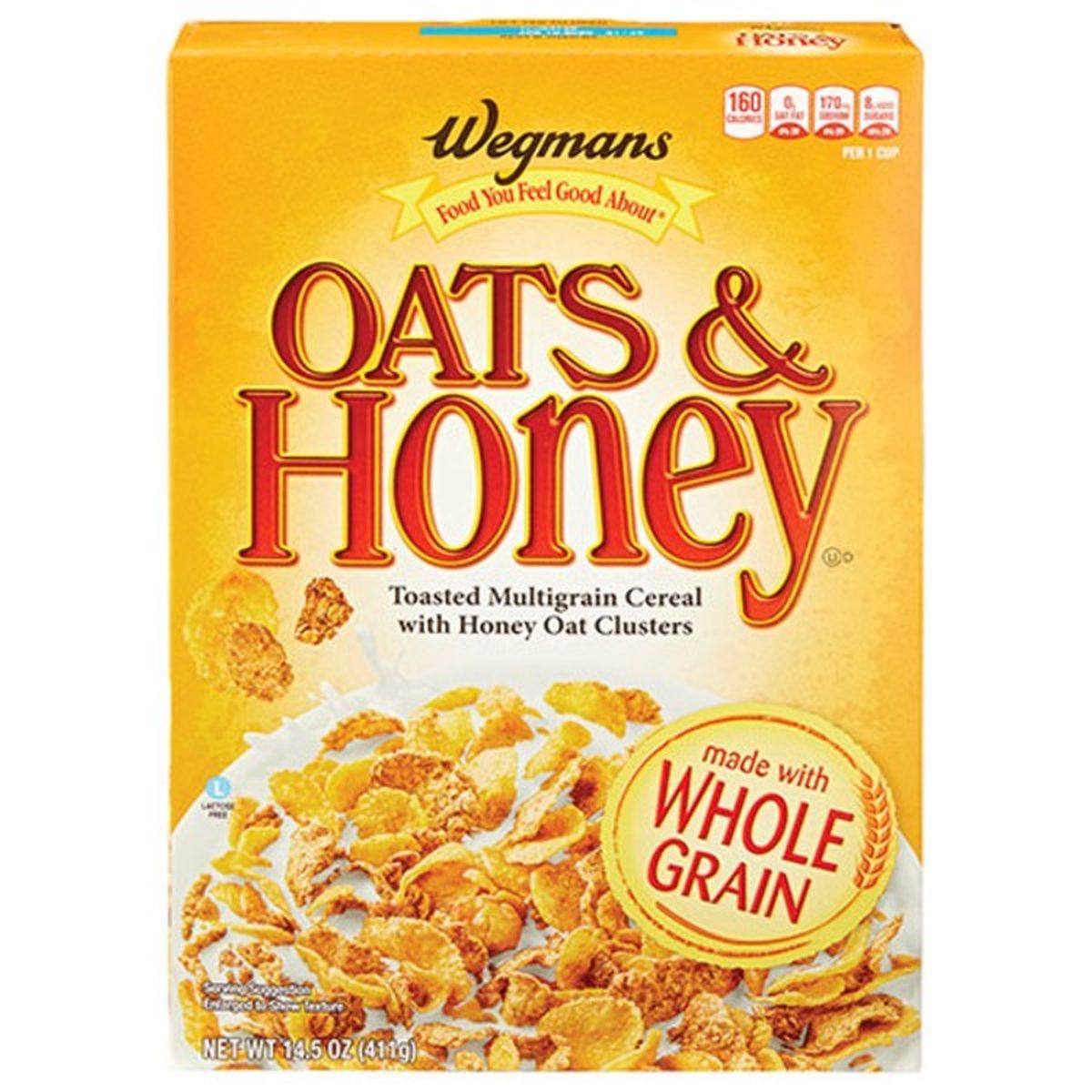 Calories in Wegmans Oats & Honey Cereal