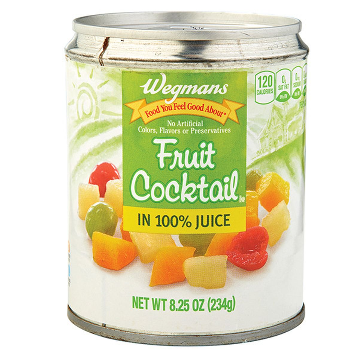 Calories in Wegmans Fruit Cocktail in 100% Juice