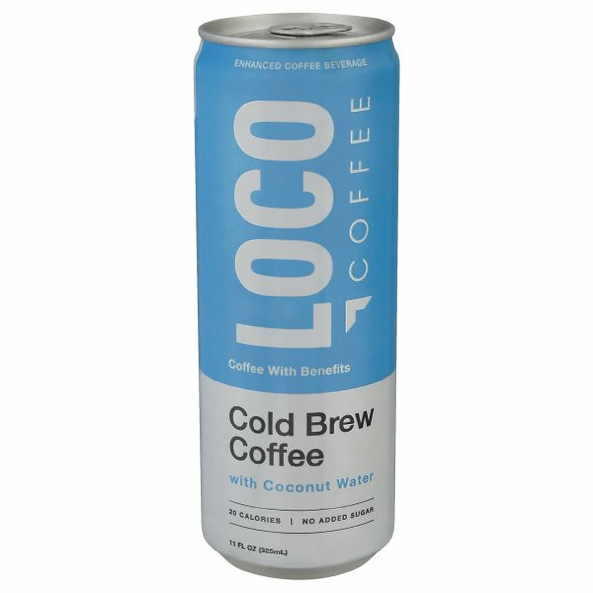 Calories in Loco Coffee Co. Coffee, with Coconut Water, Cold Brew