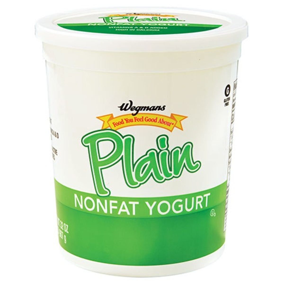 Calories in Wegmans Nonfat Plain Yogurt