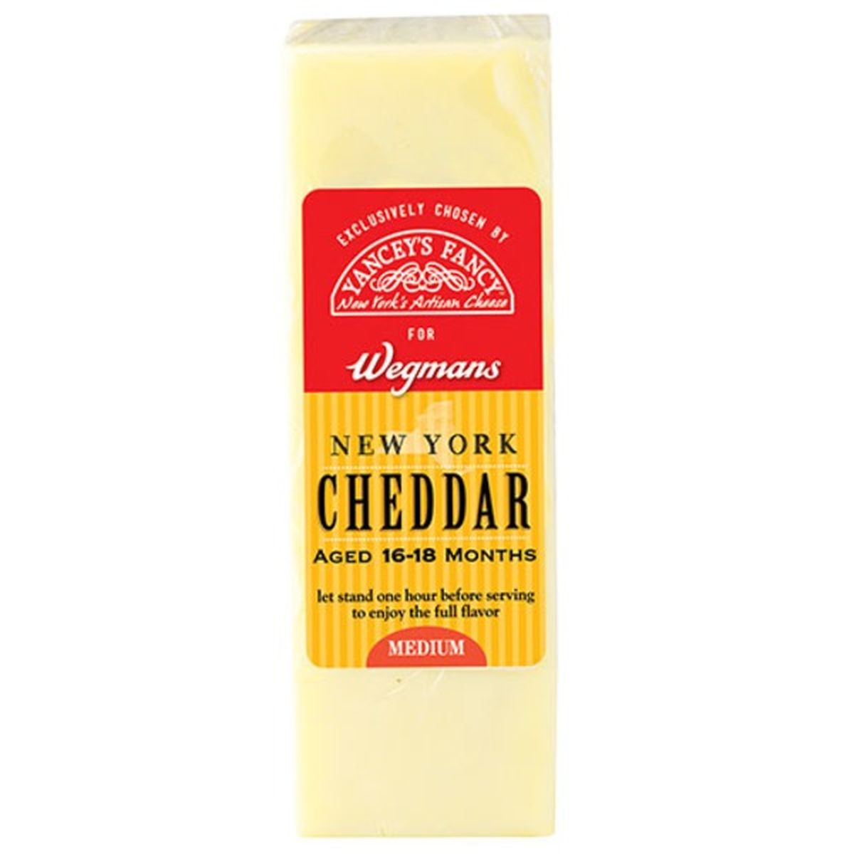 Calories in Wegmans 16-18 Month Aged White Cheddar Cheese