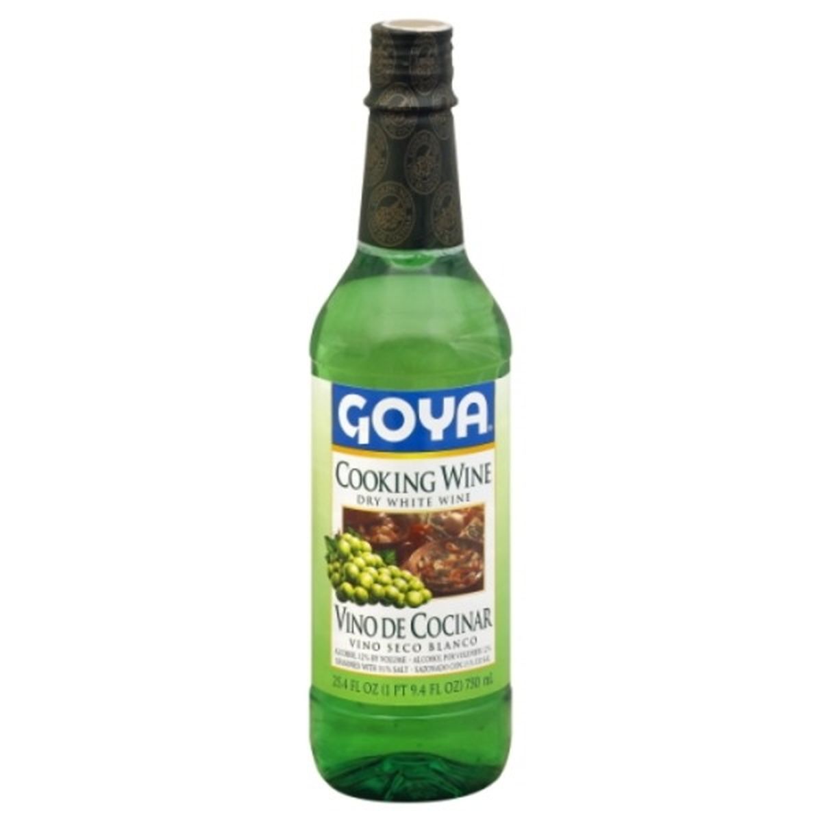 Calories in Goya Cooking Wine, Vino De Cocinar