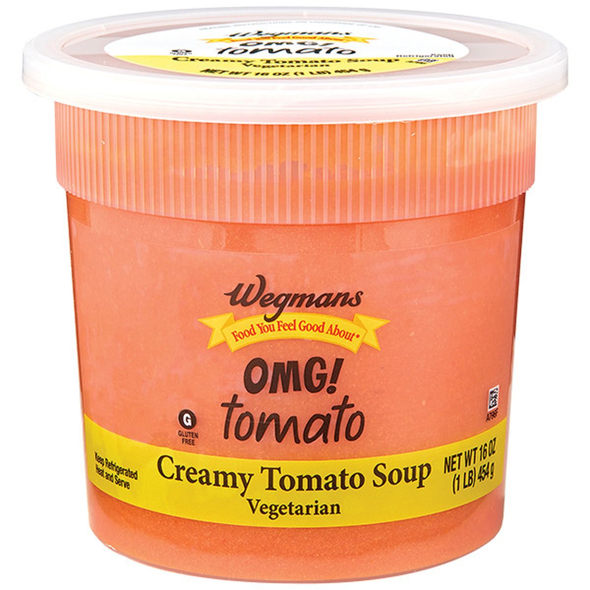 Calories in Wegmans OMG! Tomato Creamy Tomato Soup
