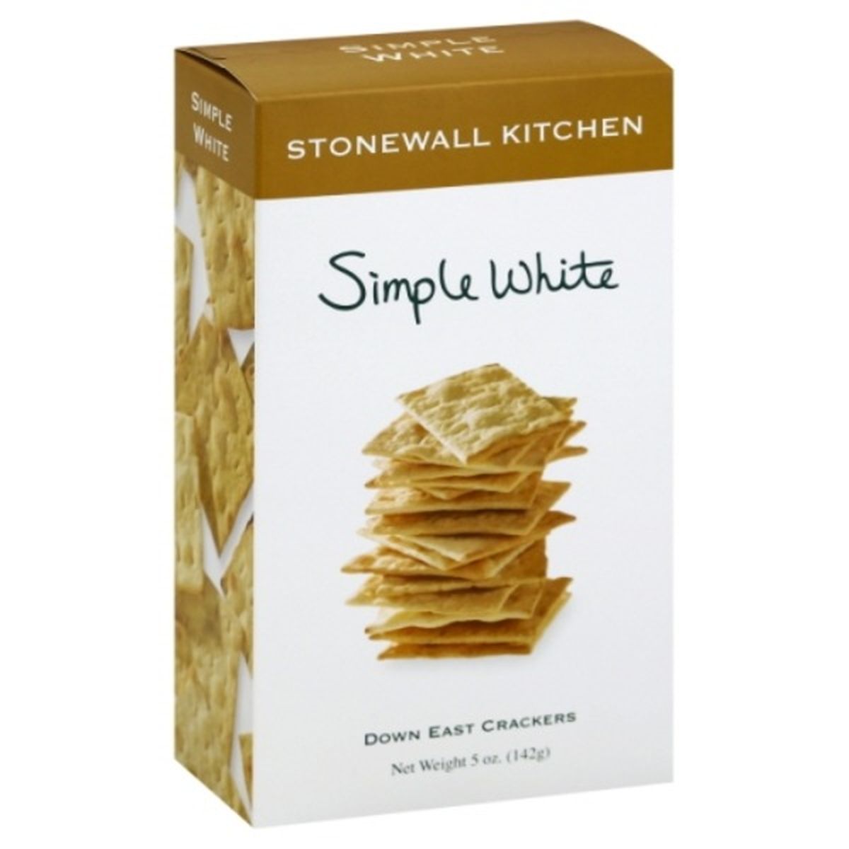 Calories in Stonewall Kitchen Crackers, Down East, Simple White