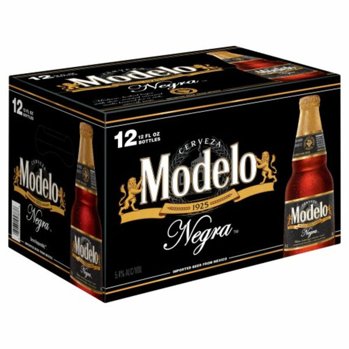 Calories in Modelo Negra Beer  12/12 oz bottles