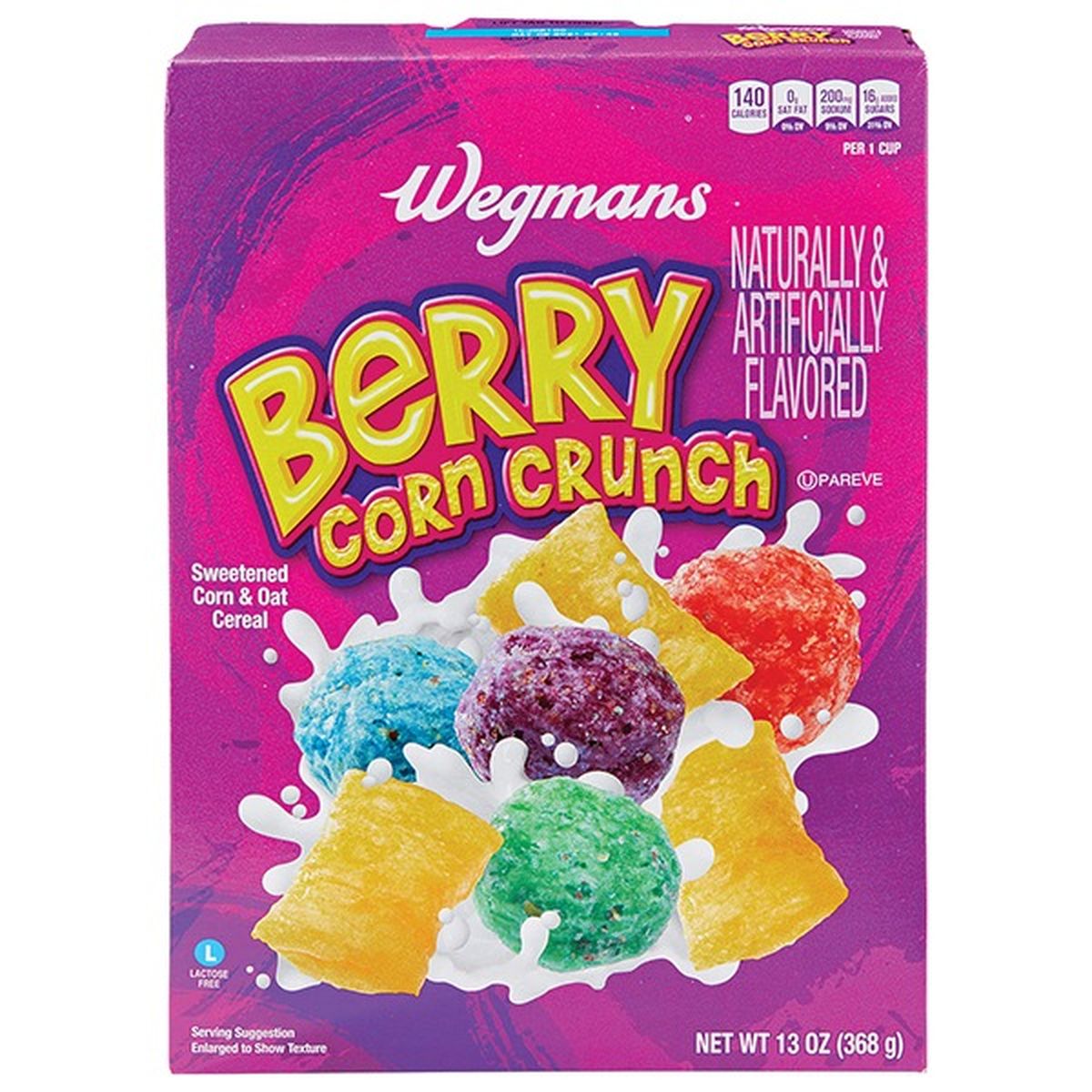 Calories in Wegmans Berry Corn Crunch Cereal