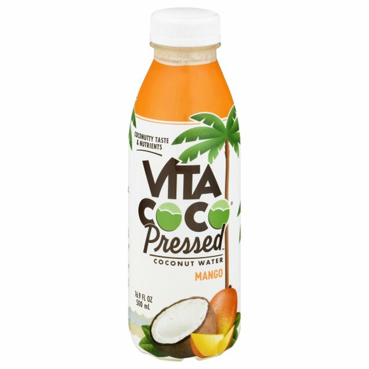 Calories in Vita Coco Coconut Water, Mango, Pressed