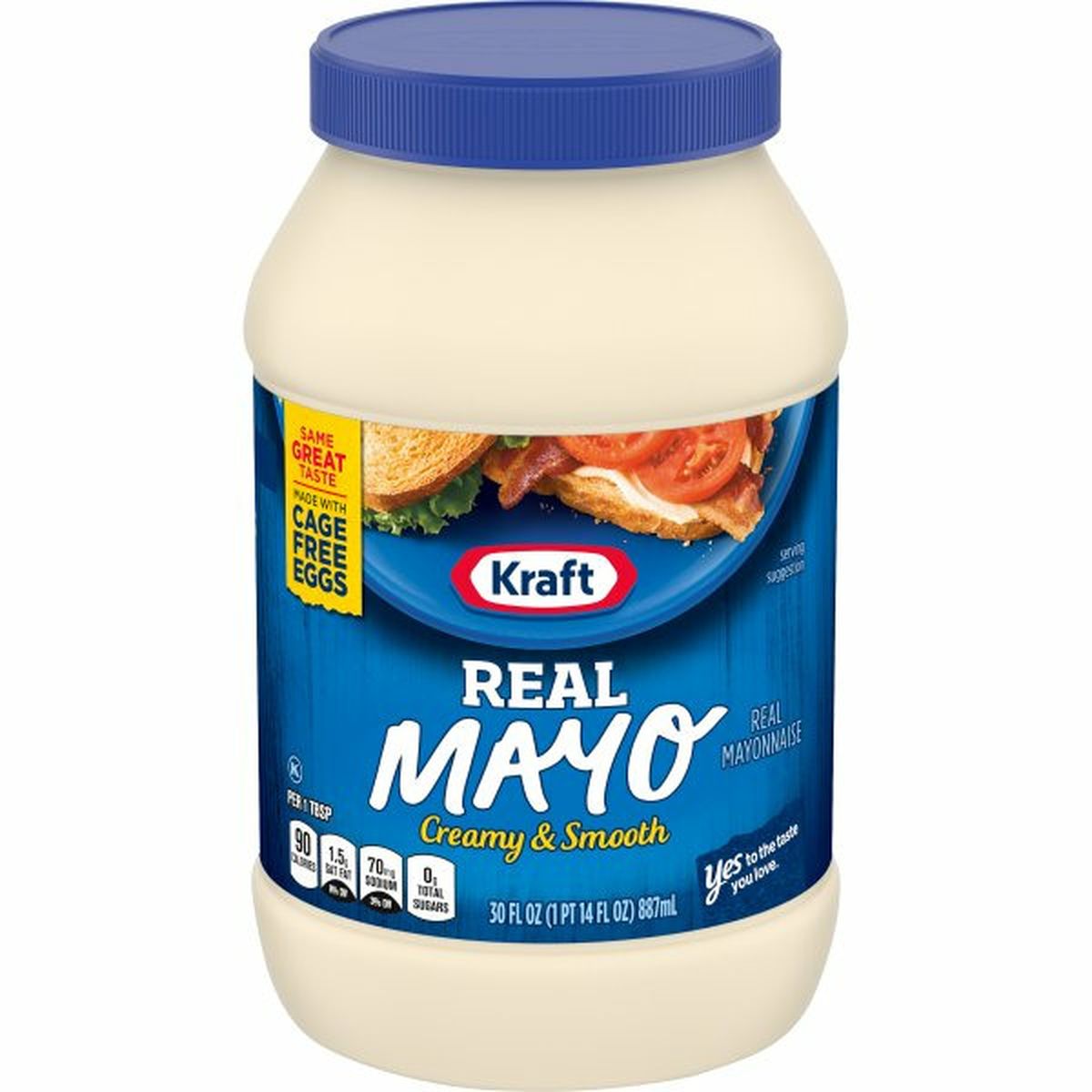 Calories in Kraft Real Mayo