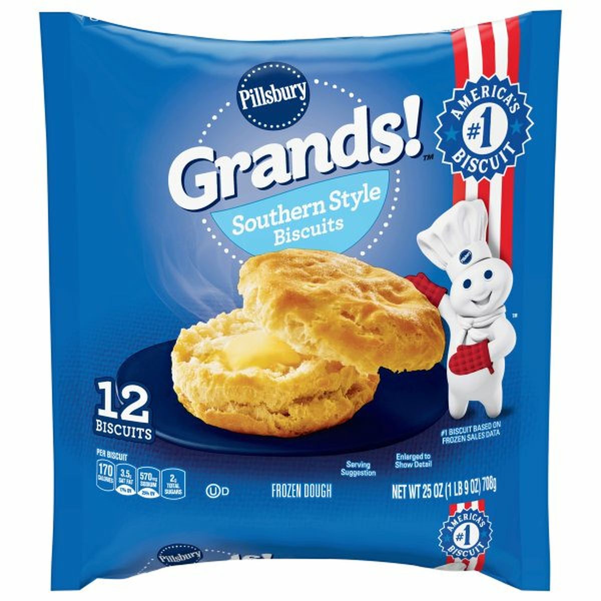 Calories in Pillsbury Grands! Biscuits, Southern Style, Value Pack