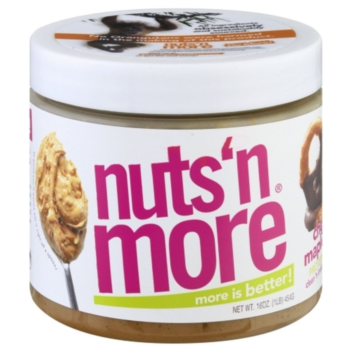 Calories in Nuts 'N More Peanut Spread, Chocolate Maple Pretzel Flavor