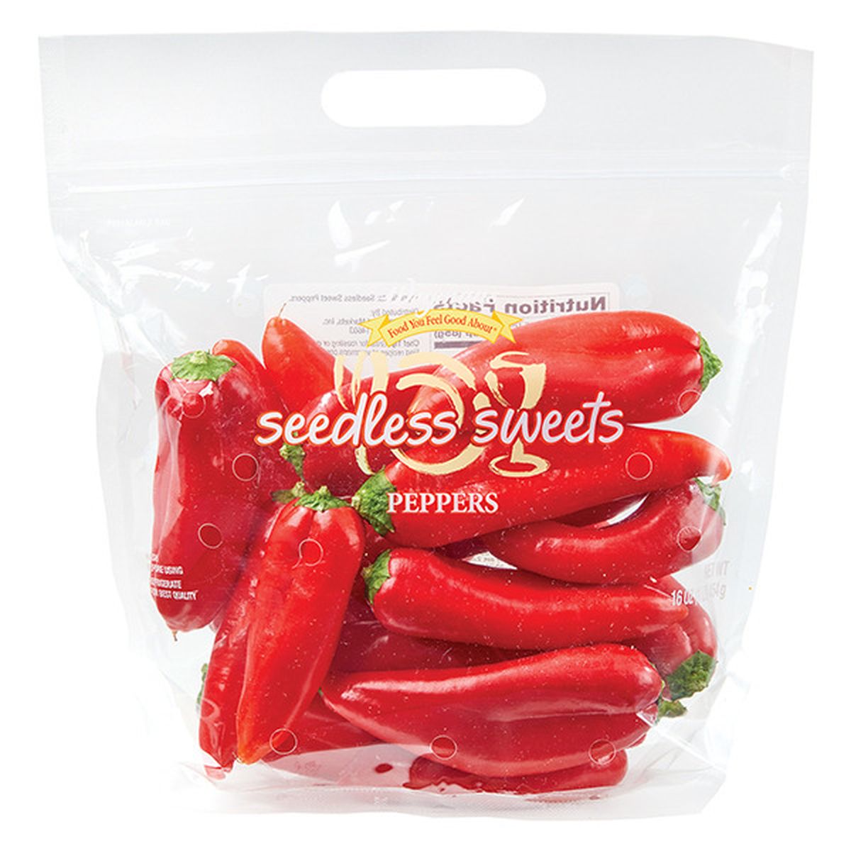Calories in Seedless Sweet Peppers