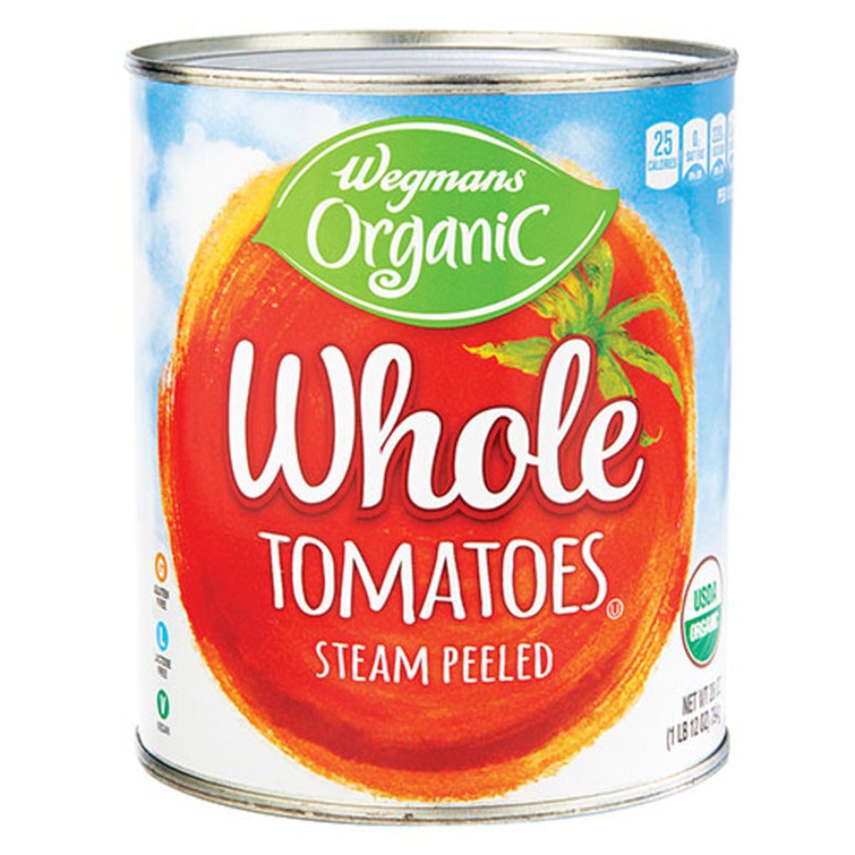 Calories in Wegmans Organic Whole Tomatoes
