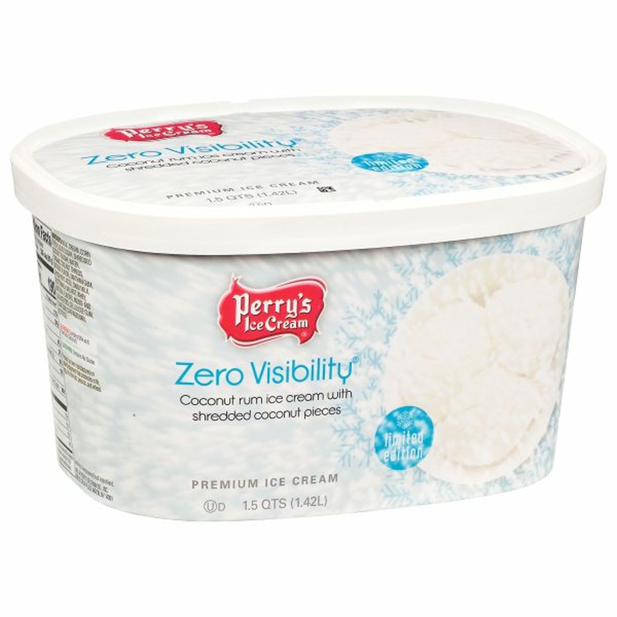 Calories in Perry's Ice Cream Ice Cream, Premium, Zero Visibility
