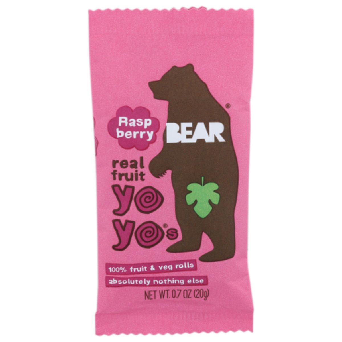 Bear Yo Yo Raspberry Fruit And Veggie Roll