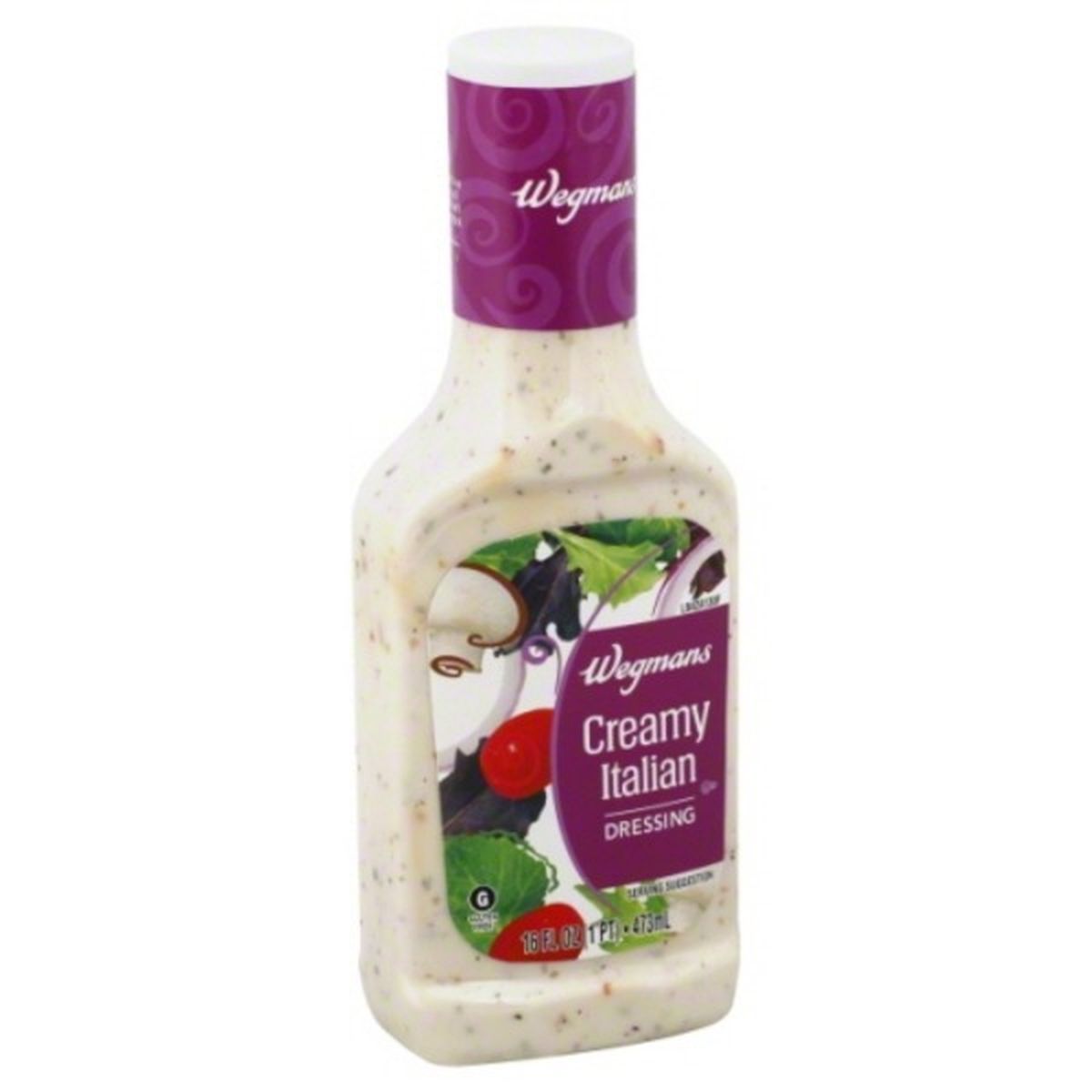 Calories in Wegmans Creamy Italian Dressing