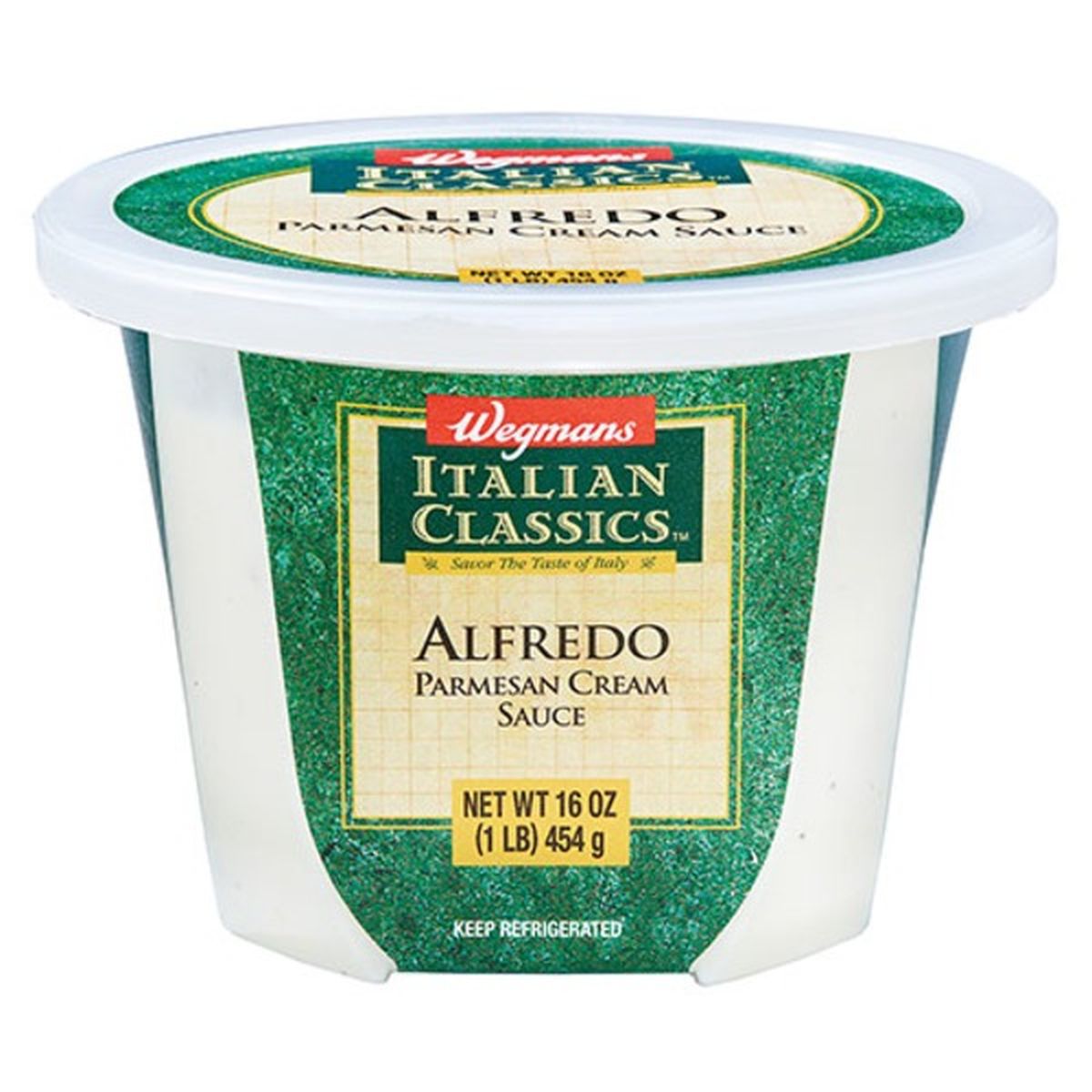 Calories in Wegmans Italian Classics Alfredo Parmesan Cream Sauce