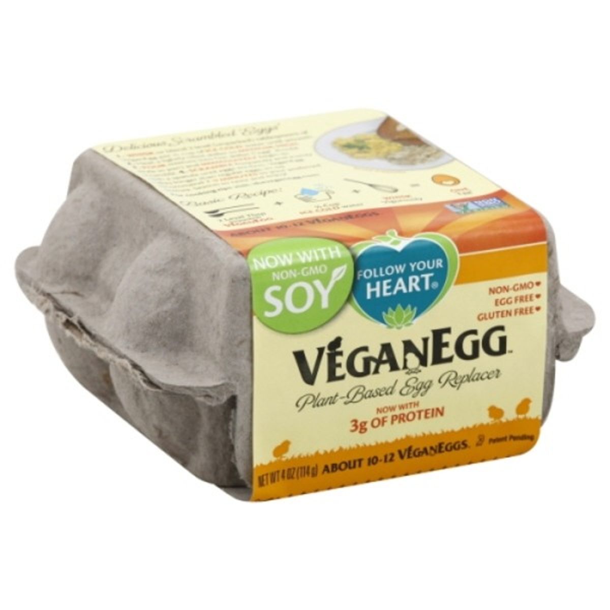 Calories in Follow Your Heart VeganEgg Egg Replacer, Plant-Based