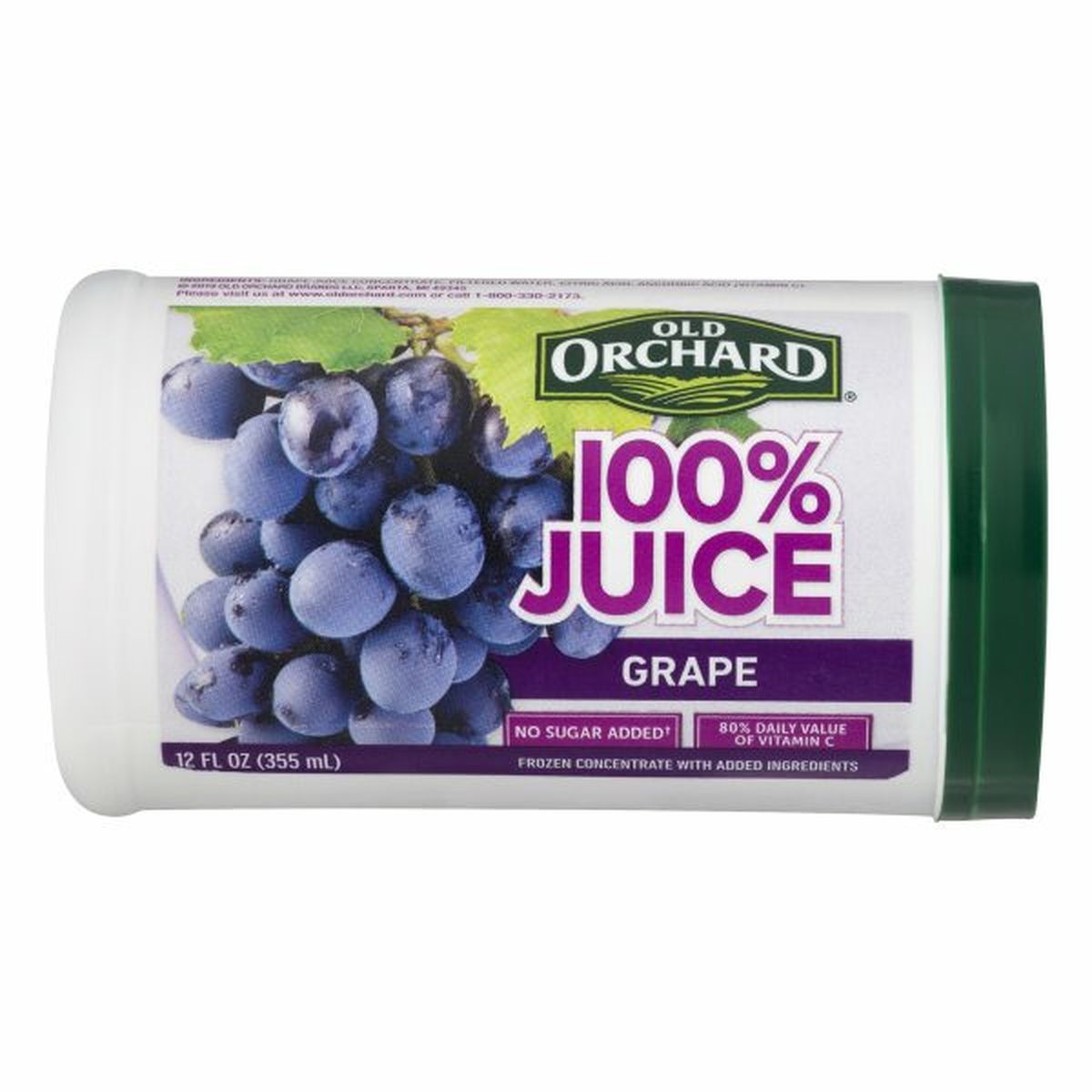Calories in Old Orchard 100% Juice, Grape