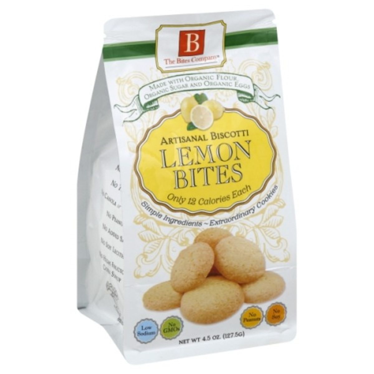 Calories in The Bites Company Lemon Bites