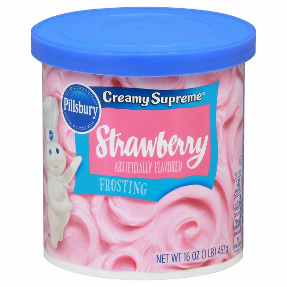 Calories in Pillsbury Creamy Supreme Frosting, Strawberry
