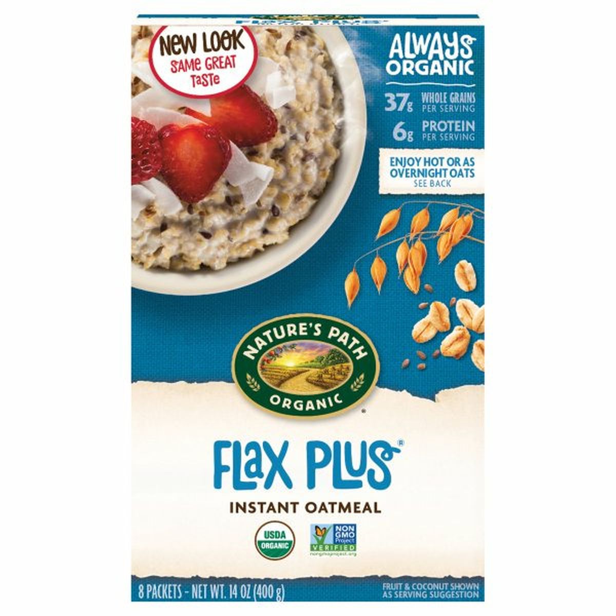 Calories in Nature's Path Instant Oatmeal, Flax Plus