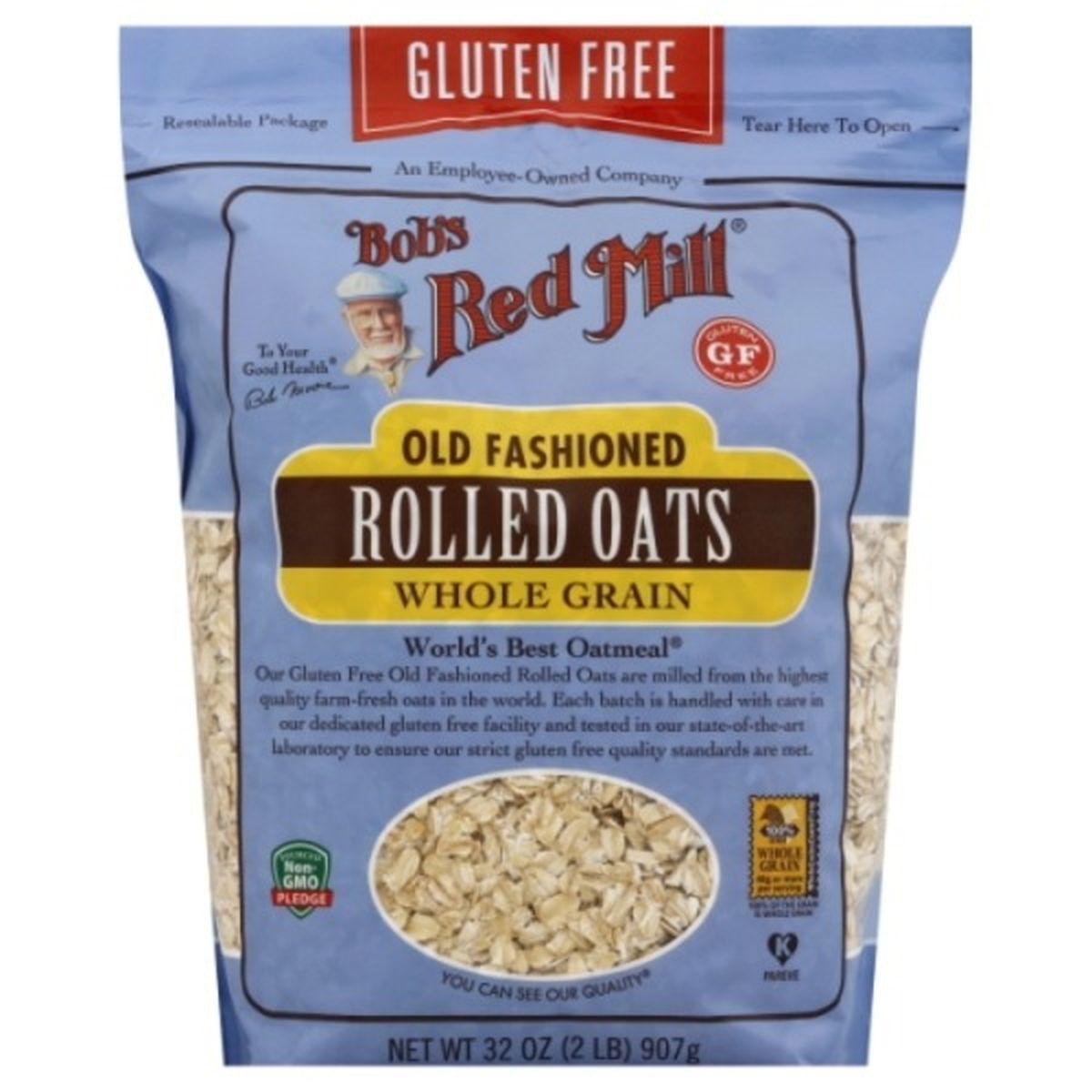 Calories in Bob's Red Mill Rolled Oats, Old Fashioned, Whole Grain
