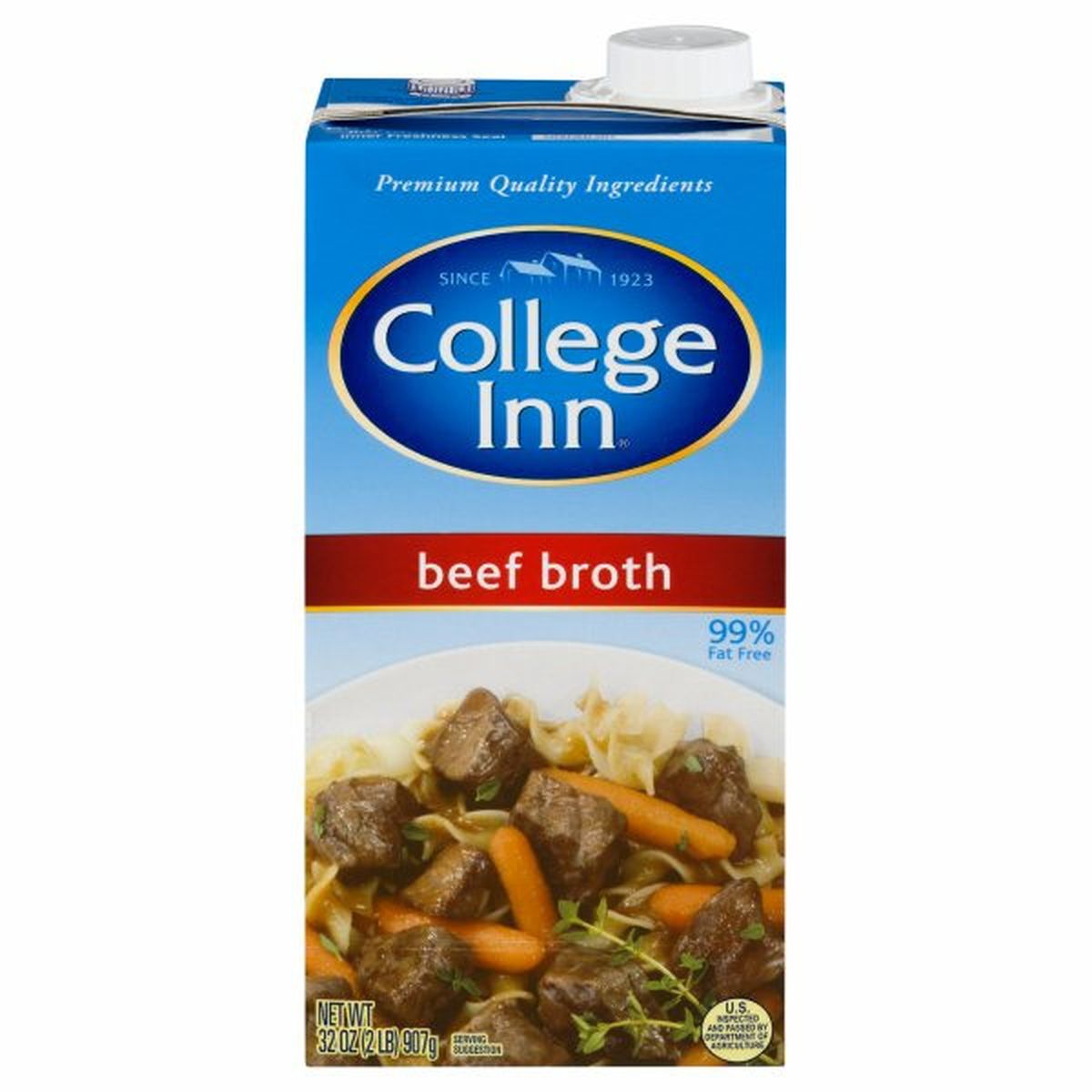 Calories in College Inn Broth, Beef