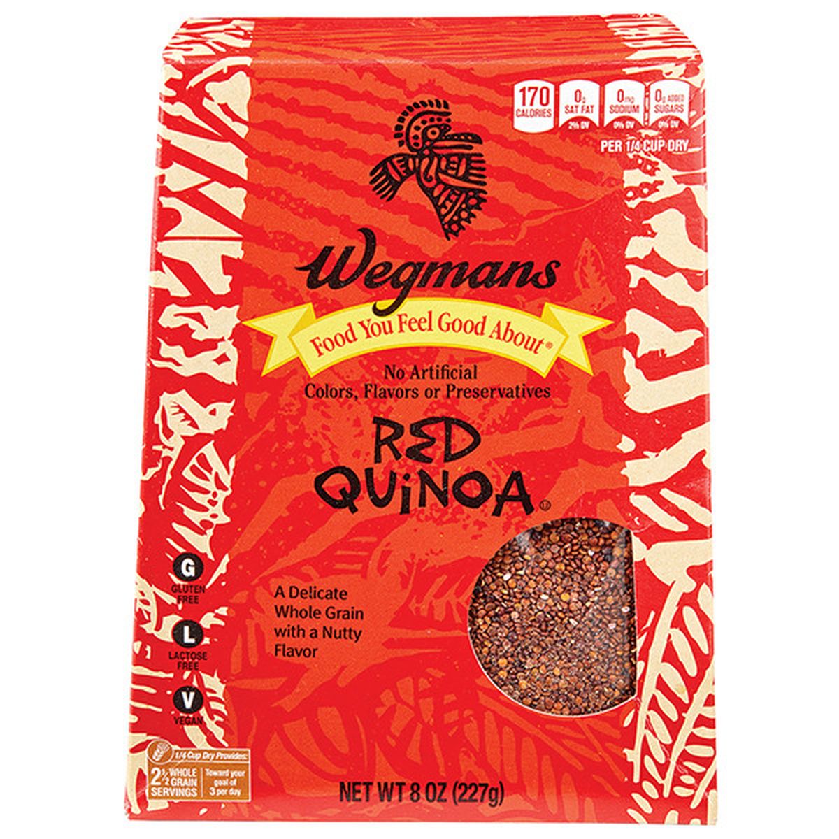 Calories in Wegmans Red Quinoa