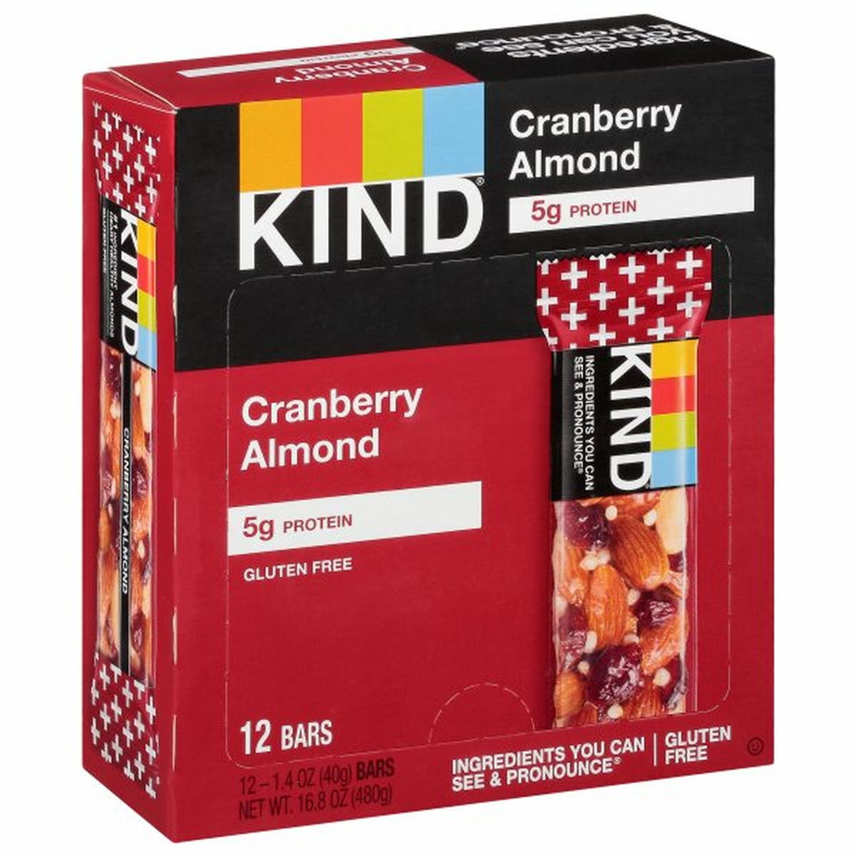 Calories in KIND Bars, Cranberry Almond